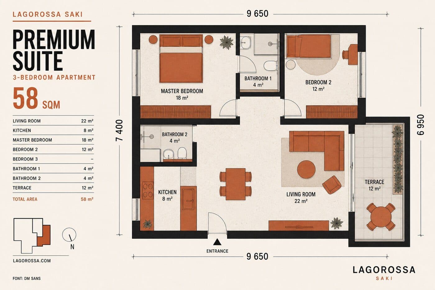 Suite Premium · Лагоросса Саки